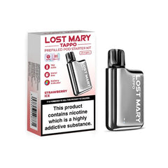 LOST MARY TAPPO KIT STAINLESS STEEL + STRAWBERRY ICE