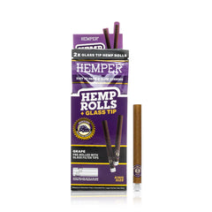 Pre-Rolled King Size Glass Tipped Hemp Rolls