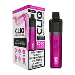 AVOMI CLIQ KIT STRAWBERRY RASPBERRY CHERRY ICE (5)