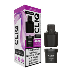 AVOMI CLIQ PREFILLED POD RASPBERRY BLACKCURRANT (5)