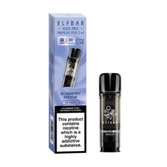 ELFBAR ELFA PRO PREFILLED POD BLUEBERRY SNOOW (BERRY JAM) (10)