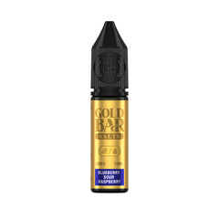 GOLD BAR SALTS 10ML BLUEBERRY SOUR RASPBERRY (10)