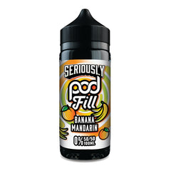 DOOZY SERIOUSLY POD FILL 100ML BANANA MANDARIN