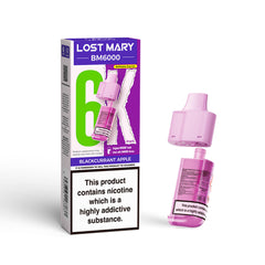 LOST MARY BM6000 POD BLACKCURRANT APPLE (5)
