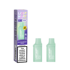 LOST MARY BM600 2025 2PK PODS BLACKCURRANT APPLE (10)