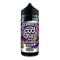 DOOZY SERIOUSLY POD FILL 100ML BLACKCURRANT PASSION