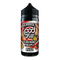 DOOZY SERIOUSLY POD FILL 100ML BLOOD ORANGE PINEAPPLE