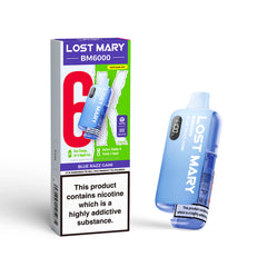 LOST MARY BM6000 KIT BLUE RAZZ GAMI (5)