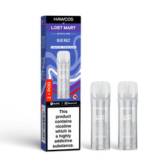 HAWCOS x LOST MARY HX600 POD 2PK BLUE RAZZ (10)