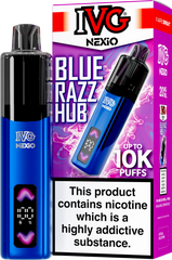 IVG NEXIO 10K KIT BLUE RAZZ HUB (5)