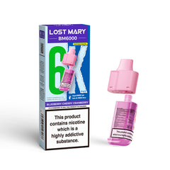LOST MARY BM6000 POD BLUEBERRY CHERRY CRANBERRY (5)