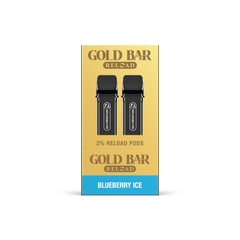 GOLD BAR RELOAD PODS 2PK BLUEBERRY ICE (10)