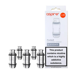 ASPIRE POCKEX 1.2 OHM COILS (5)