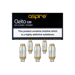 ASPIRE CLEITO 120 0.16 OHM COILS (5)