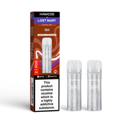 HAWCOS x LOST MARY HX600 POD 2PK COLA (10)