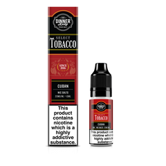DINNER LADY 10ML NIC SALT TOBACCO CUBAN (10)
