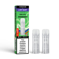 HAWCOS x LOST MARY HX600 POD 2PK DOUBLE APPLE (10)