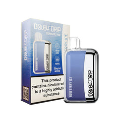 DOUBLE DRIP DISPOSABLE VAPE BLUEBERRY ICE (10)