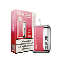 DOUBLE DRIP DISPOSABLE VAPE STRAWBERRY ICE (10)