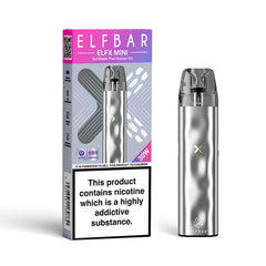 ELFBAR ELFX MINI POD KIT SILVER