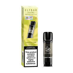 ELFBAR ELFA PRO PREFILLED POD LEMON LIME (10)