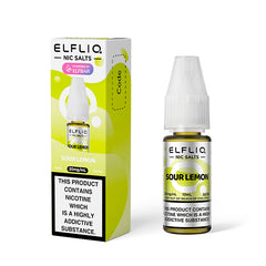 ELFLIQ NIC SALT 10ML SOUR LEMON (10)