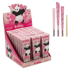 G-ROLLZ BANKSY GRAFFITI 'PANDA GUNNIN' PINK 3KS CONES (24)