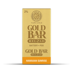 GOLD BAR RELOAD BATTERY + POD HAWAIIAN SUNRISE (10)