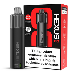 HEXUS GO 2+10ML VAPE POD KIT BLACK
