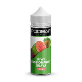 KINGSTON PODBAR JUICE 100ML SHORTFILL KIWI PASSIONFRUIT GUAVA