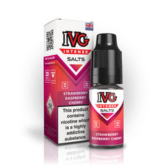 IVG INTENSE SALTS STRAWBERRY RASPBERRY CHERRY (10)