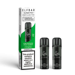 ELFBAR 600 2025 2PK PODS KIWI PASSION FRUIT GUAVA (10)