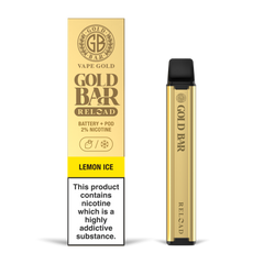 GOLD BAR RELOAD BATTERY + POD LEMON ICE (10)