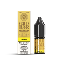 GOLD BAR SALTS 10ML LEMON ICE (10)