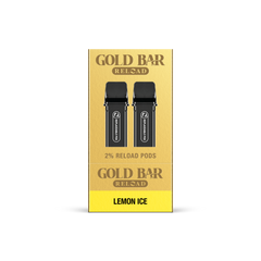 GOLD BAR RELOAD PODS 2PK LEMON ICE (10)