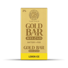 GOLD BAR RELOAD BATTERY + POD LEMON ICE (10)
