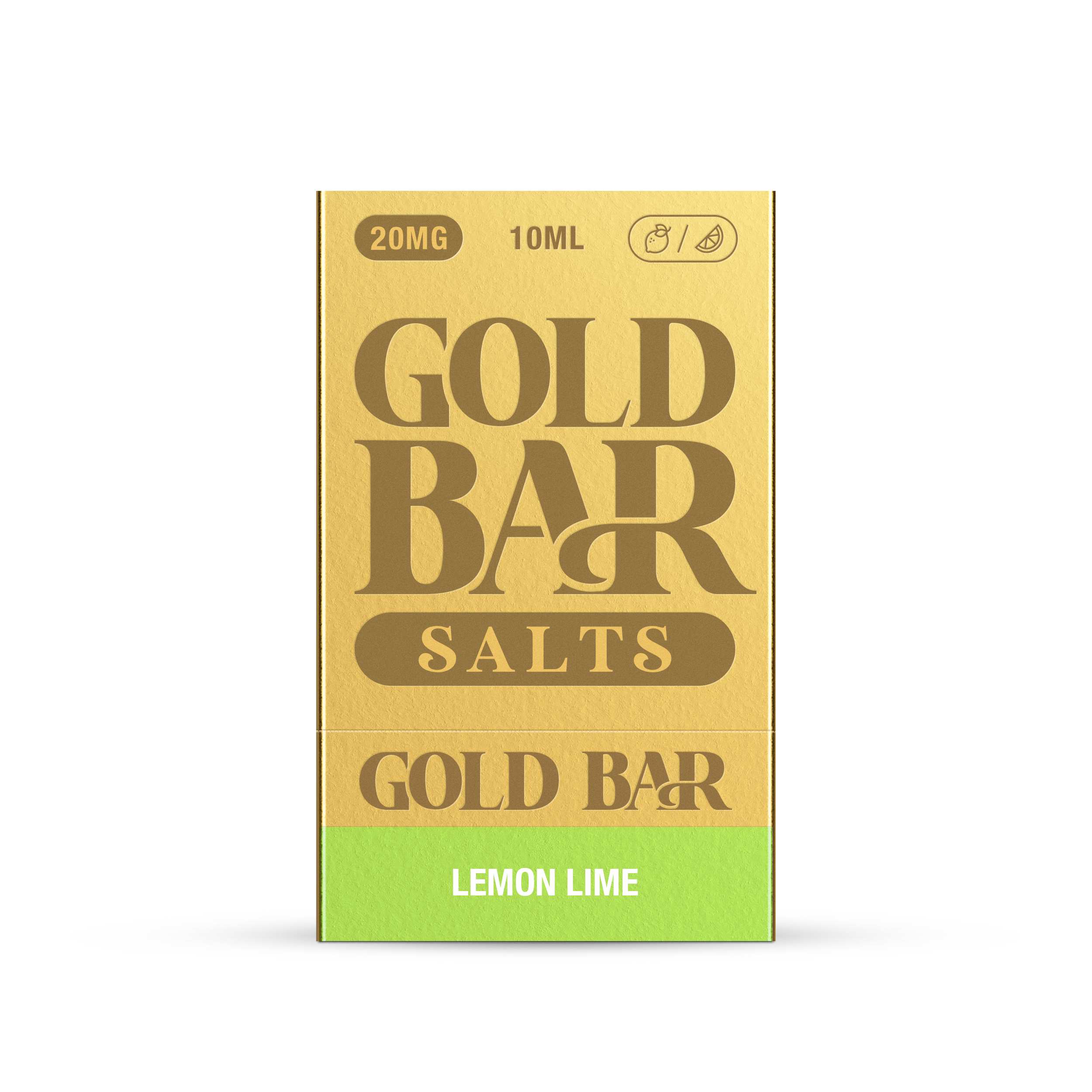 GOLD BAR SALTS 10ML LEMON LIME (10)