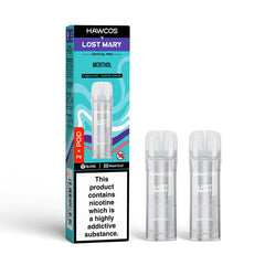 HAWCOS x LOST MARY HX600 POD 2PK MENTHOL (10)