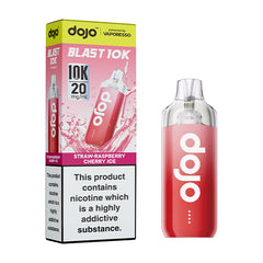 VAPORESSO DOJO BLAST 10K KIT STRAW-RASPBERRY CHERRY ICE (5)