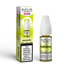 ELFLIQ NIC SALT 10ML SOUR LEMON (10)
