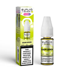 ELFLIQ NIC SALT 10ML SOUR LEMON (10)