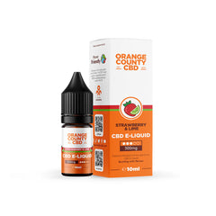ORANGE COUNTY 10ML 300MG CBD E-LIQUID STRAWBERRY & LIME