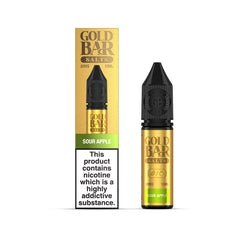 GOLD BAR SALTS 10ML SOUR APPLE (10)