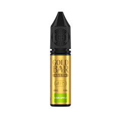 GOLD BAR SALTS 10ML SOUR APPLE (10)