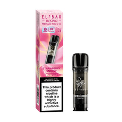 ELFBAR ELFA PRO PREFILLED POD STRAWBERRY SNOOW (ICE CREAM) (10)