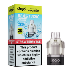 VAPORESSO DOJO BLAST 10K PODS STRAWBERRY ICE (5)