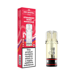 SKE CRYSTAL PLUS PREFILLED PODS STRAWBERRY BURST (10)