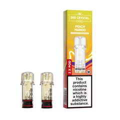 SKE CRYSTAL PLUS PREFILLED PODS PEACH MANGO (10)