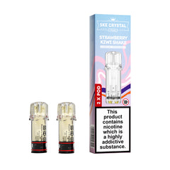SKE CRYSTAL PLUS PREFILLED PODS STRAWBERRY KIWI SHAKE (10)
