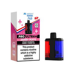 HAYATI PRO ULTRA 25K POD STRAW' CHERRY CRANBERRY / CHERRY ICE (5)